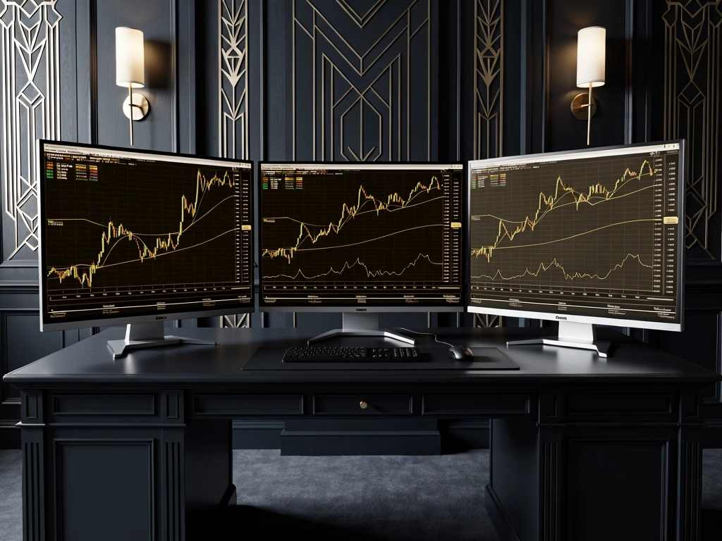 Ambiente de análise financeira profissional